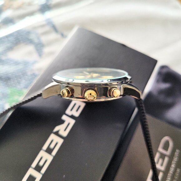 Breed Men's Espinosa Chronograph Mesh Bracelet Watch - Picture 4 of 7